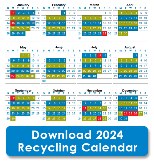 2024 Recycling & Bulky Waste Calendar