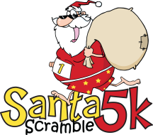 Santa Scramble 5K Logo