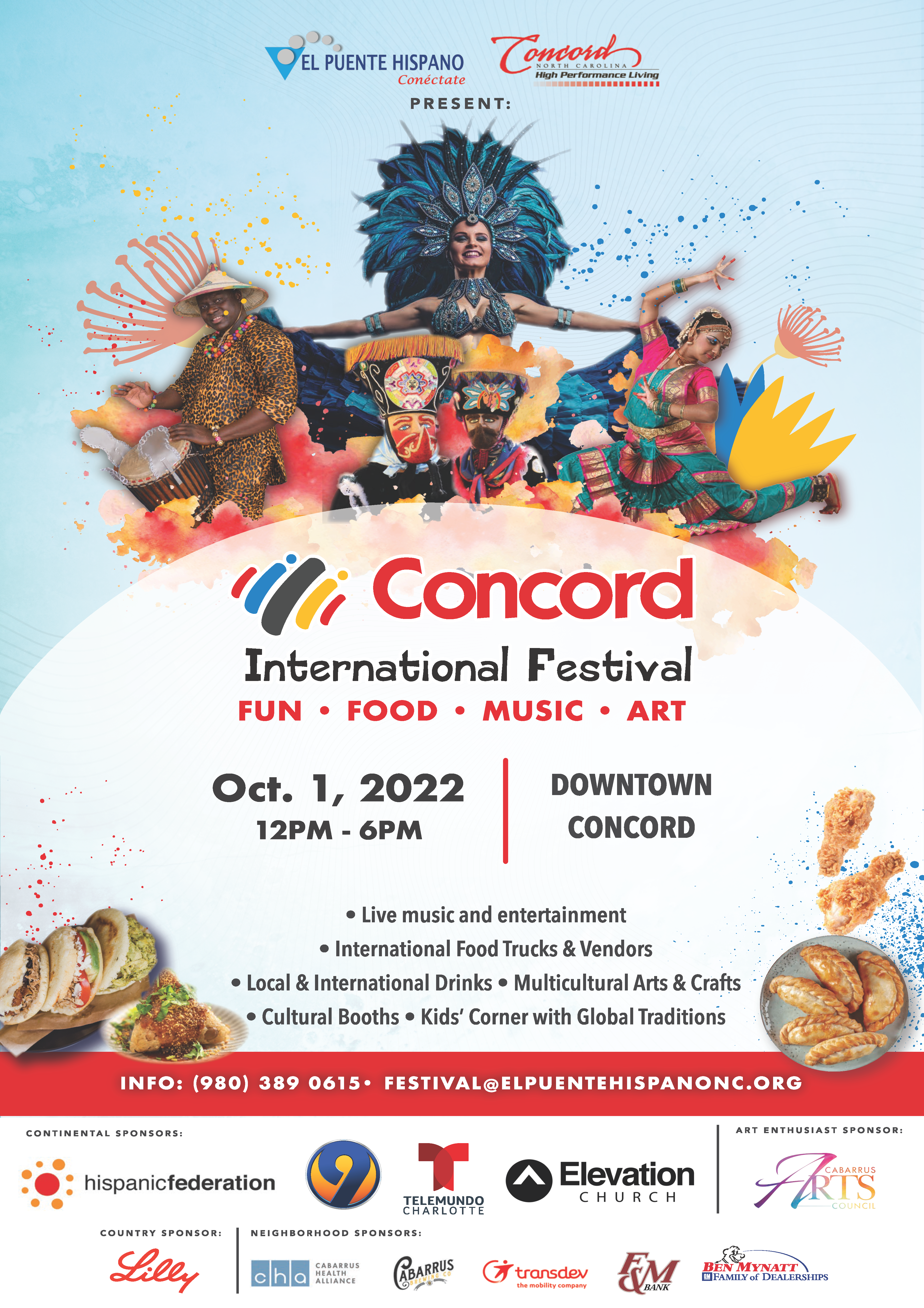 2022 Concord International Festival Poster